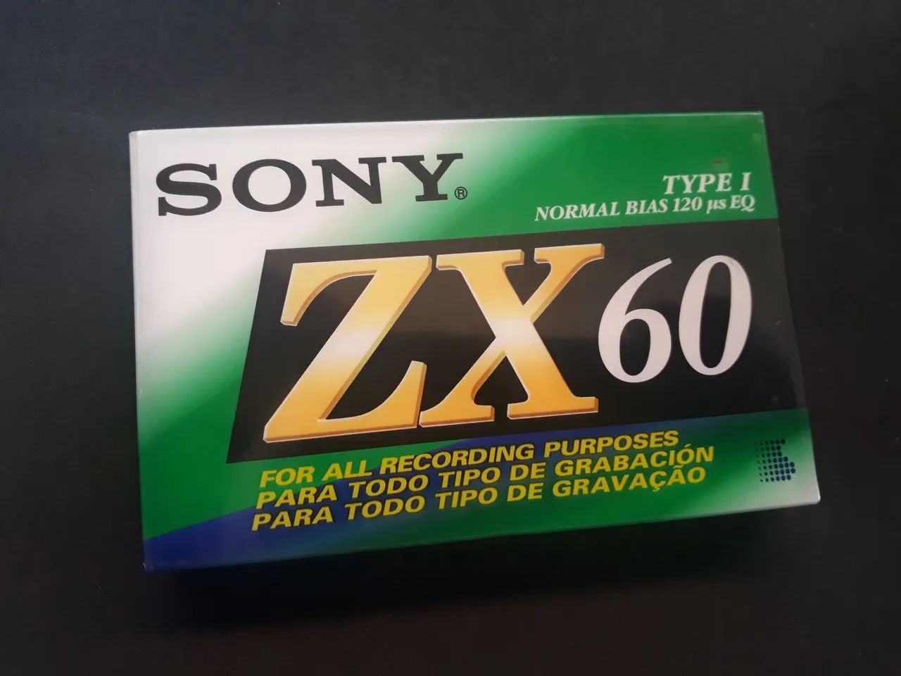 Fita cassete k7 sony zx-60 lote 10 unidades - Equipamentos e