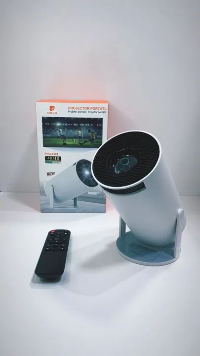 Mini Projetor Android HD Wifi 5g Bluetooth Smart Tv Portátil PRO-9101 (NOVO)