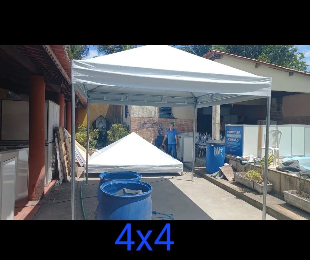 Fabricação lona tenda de 3x3 até 10x10  - Foto 5