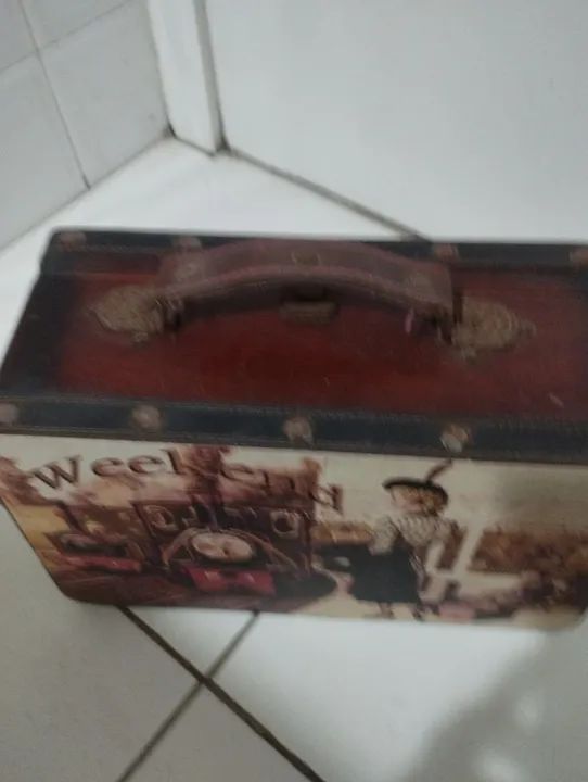 Frasqueira vintage antiguidade - Foto 5
