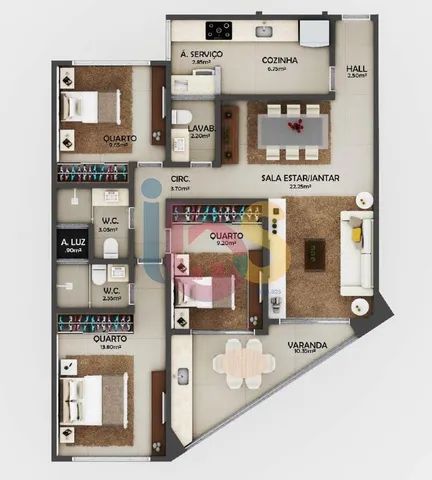 Vendo Apartamentos 3/4 no Residencial Distak - Centro - Itabuna/BA - Foto 3