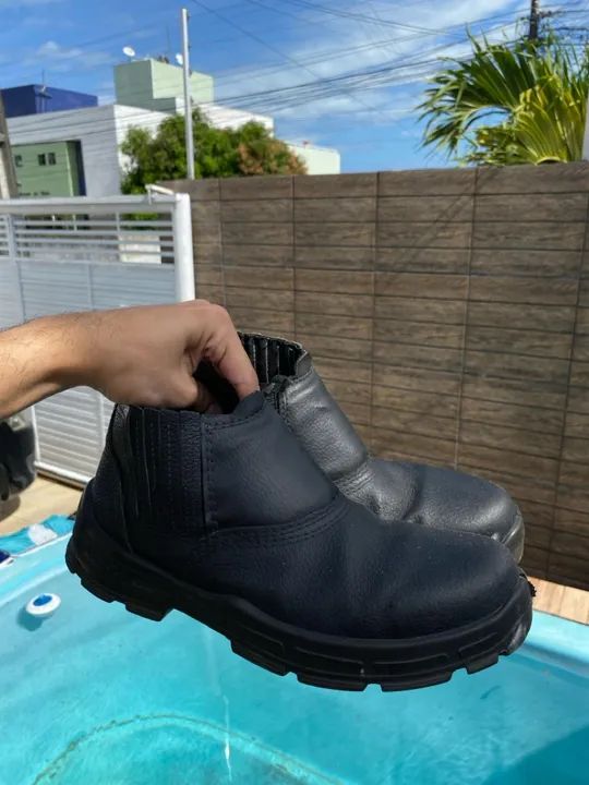 Bota Botina Resistente para Trabalho - Tamanho 43 