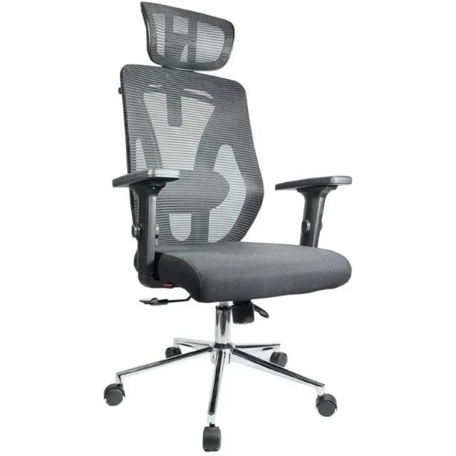 Cadeira Presidente Tela MK-4010 Preta Conforto Ergonômico Modelo Executivo -30029