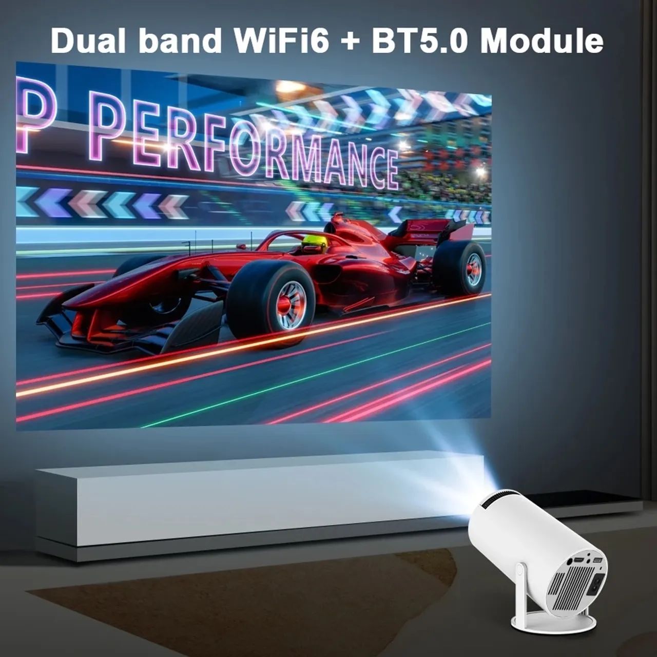 Oferta Projetor Datashow sem fio Android, com Wi-Fi e bluetooth - Novo na caixa - Foto 3