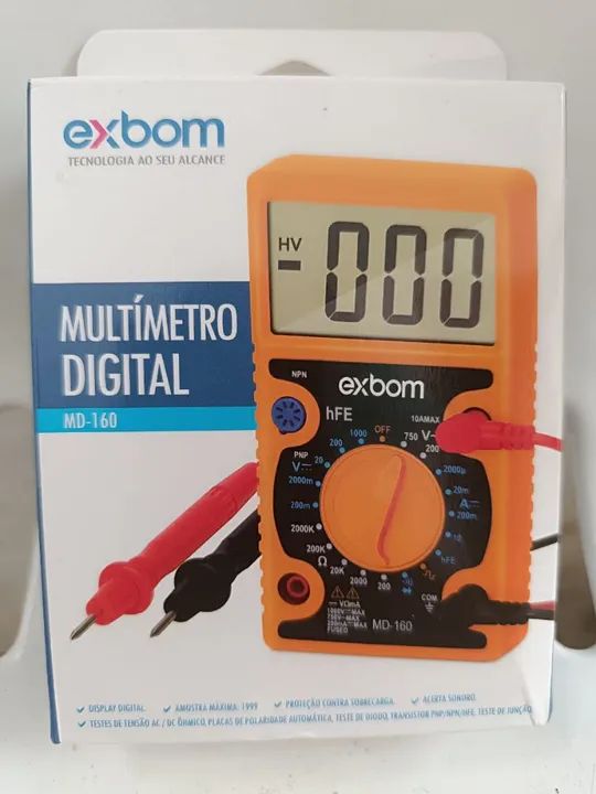 Multímetro Digital Exbom MD-160