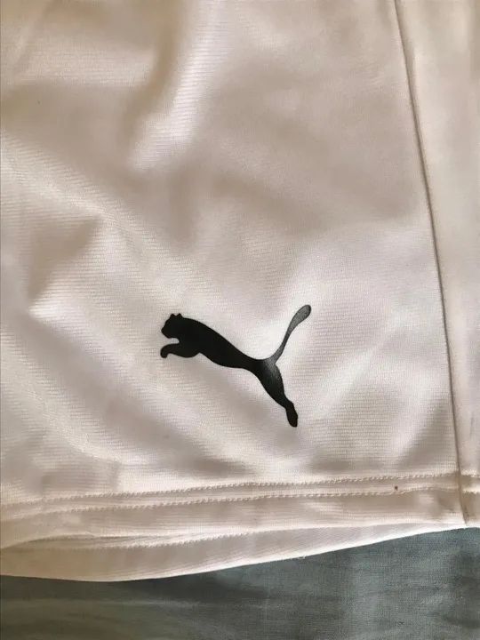 Short Puma Liga Core Masculino Branco - Foto 2