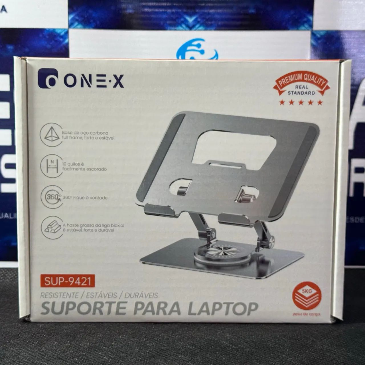 Suporte Para iPad e tablet Super Reforçado Rotação 360° - Foto 3