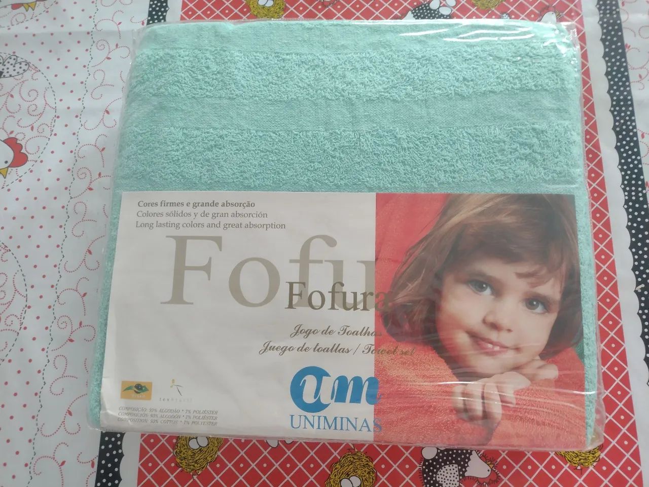 Jogo de Toalha Fofura Uniminas - Novo