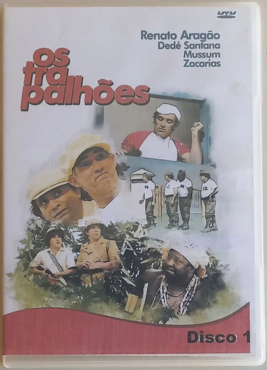 DVD Os Trapalhões - Disco 1, Disco 2 e Disco 3