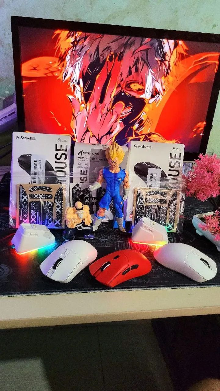 VENDO MOUSES SEM FIO E VEGETA (NOVOS)!!