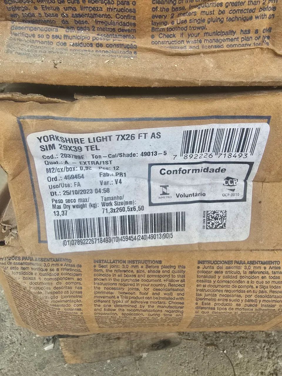 Revestimento Cerâmico Portobello 29x39 - Novo - Foto 3