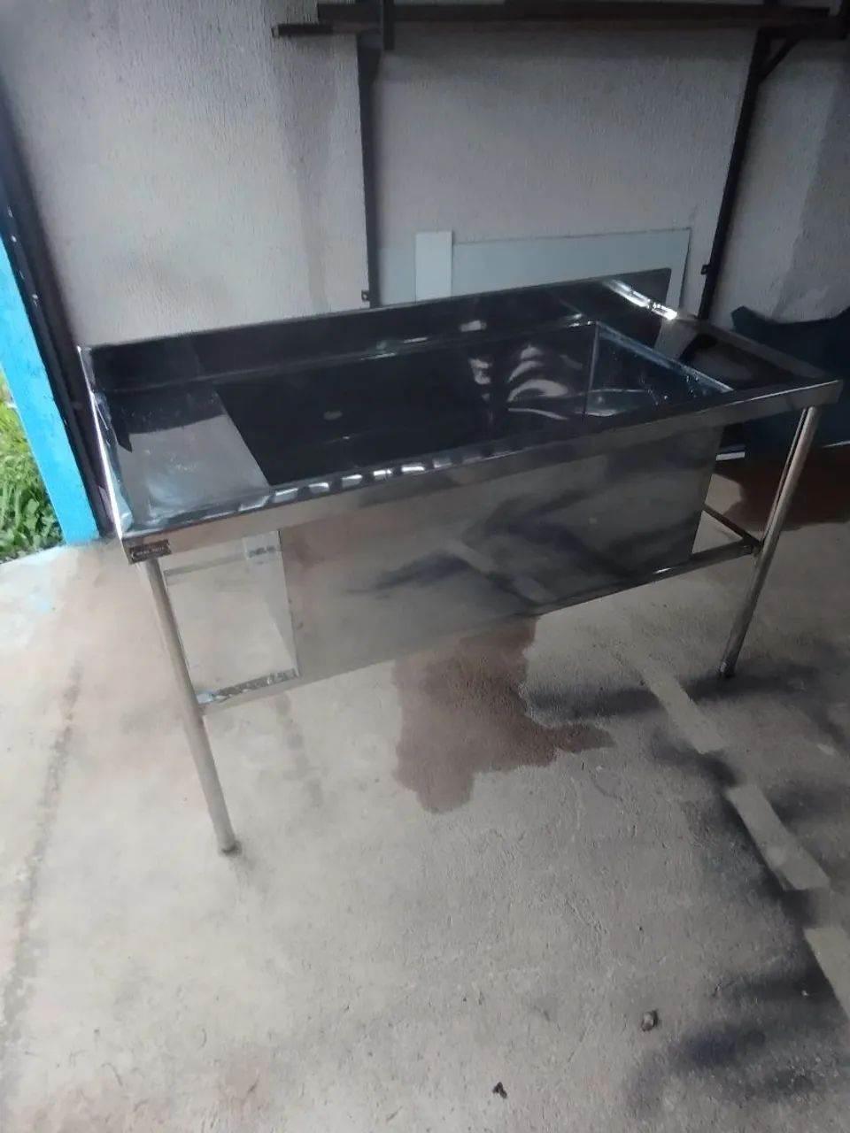 Bancada com cubas / tanque/ inox p cozinha industrial - Foto 3