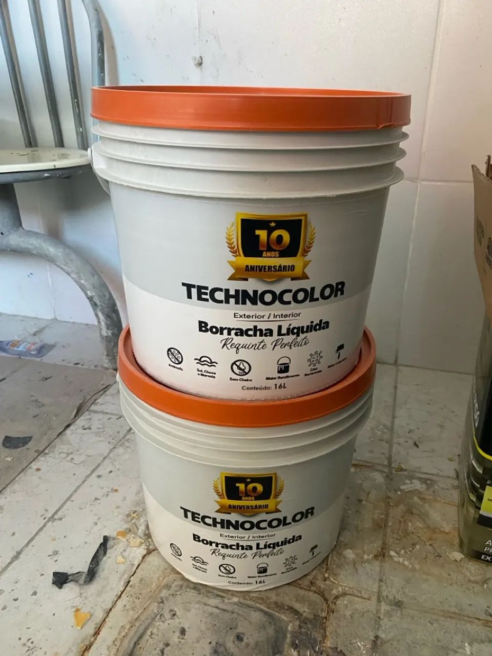 Promoção Tinta Branca 16L - R$65,00 - Foto 5