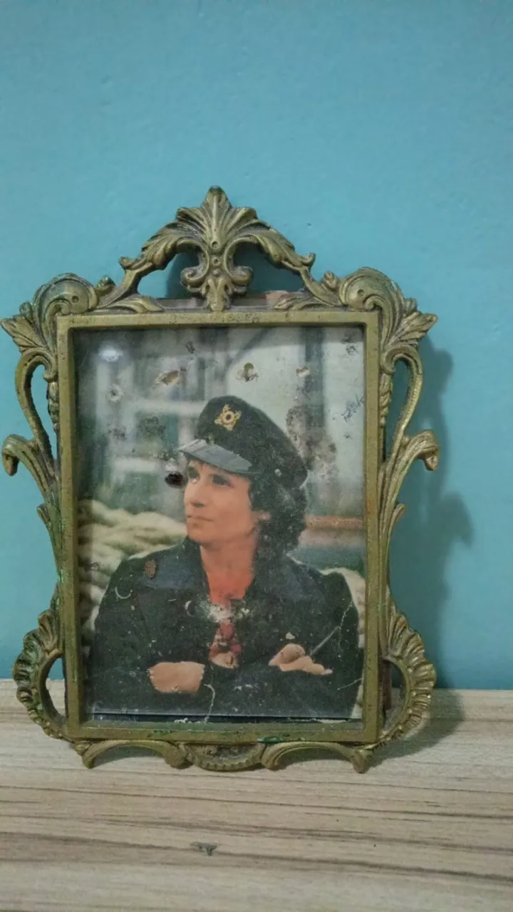 Quadro do roberto carlos bronze