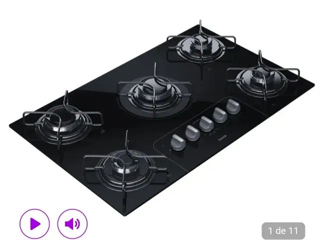 Cooktop 5 bocas