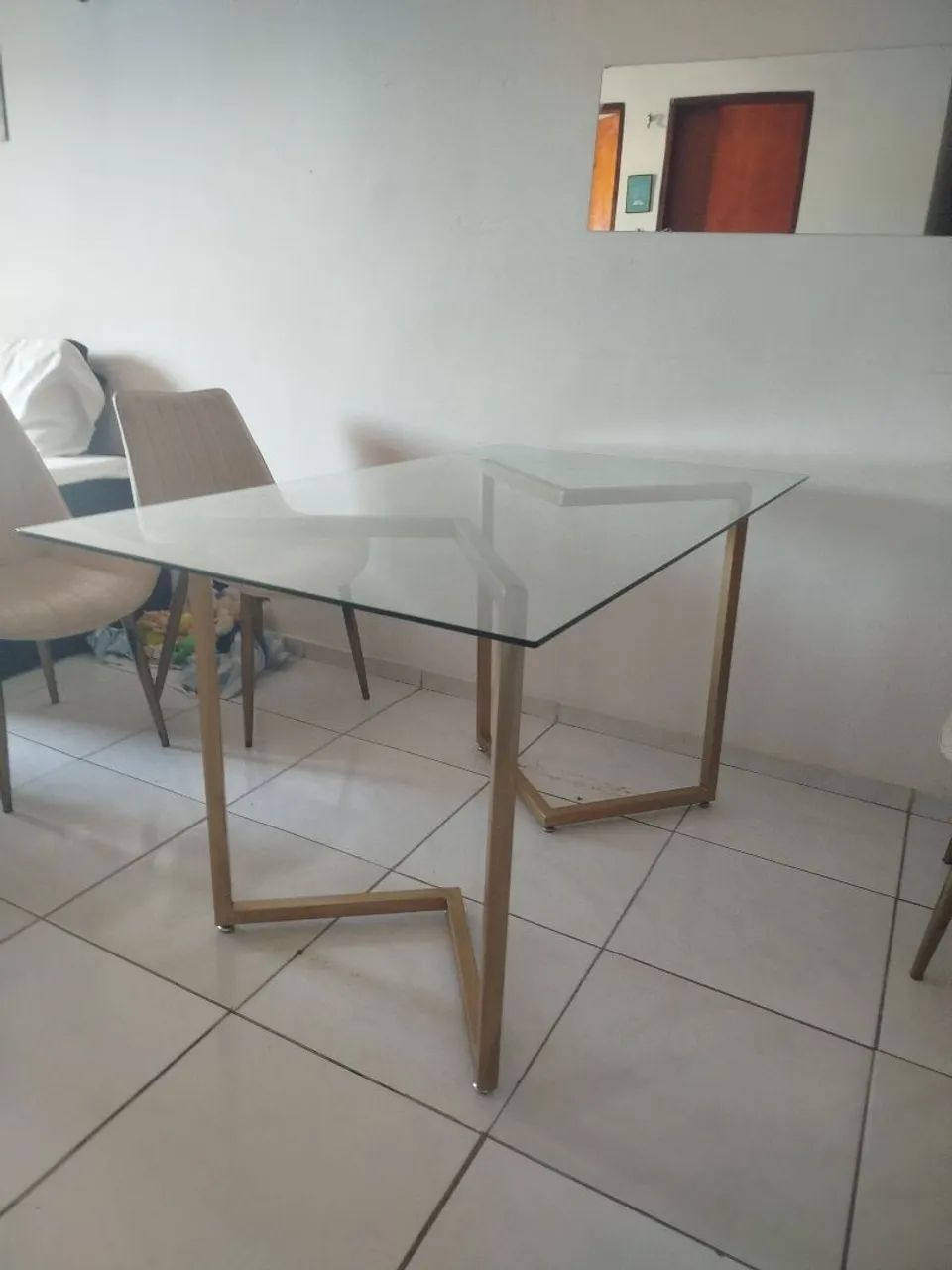 Bases de mesa em metal dourado - Foto 5