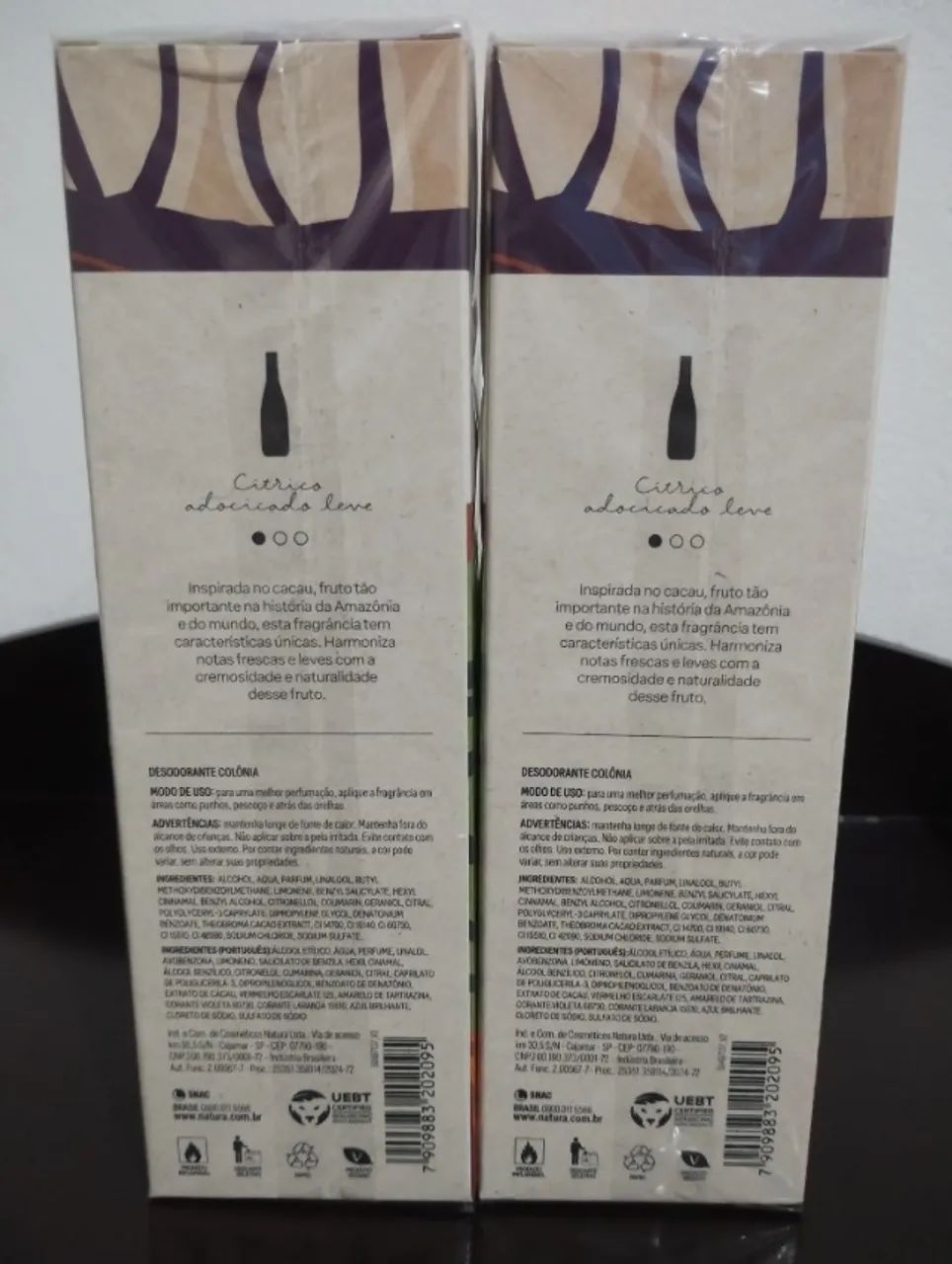 COLONIA NATURA EKOS CACAU R$ 70,00 CADA  - Foto 4