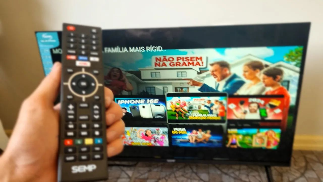 TV Semp 32 polegadas "NOVA"  LED SMART (ANDROID) - Foto 2