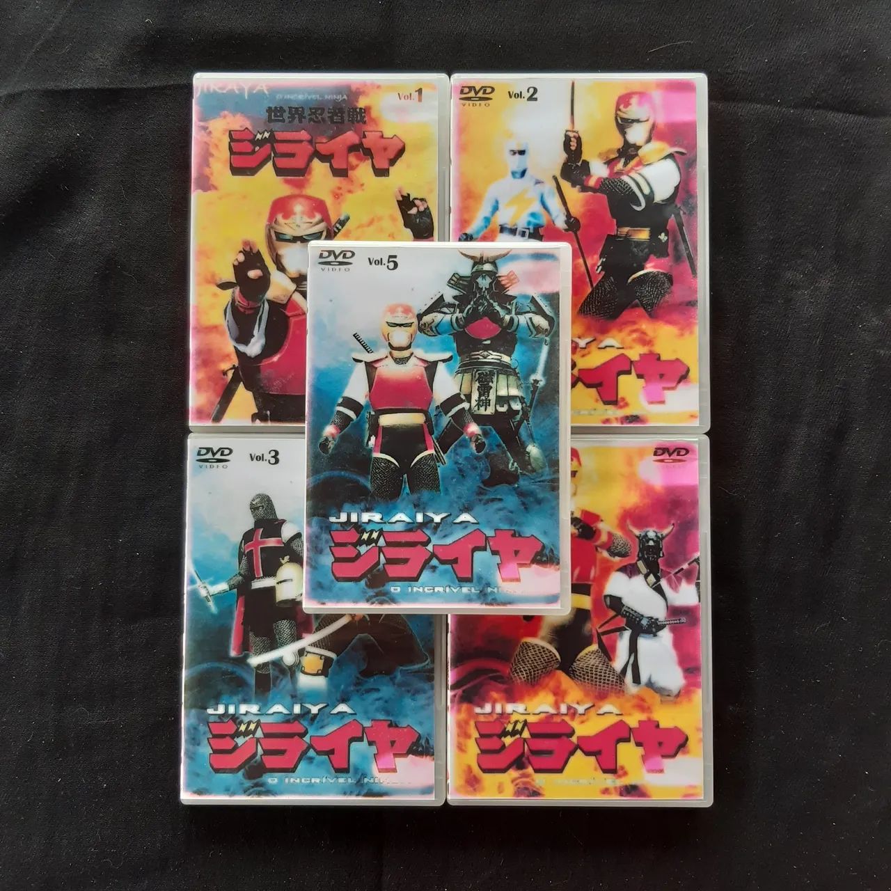 DVDs Jiraiya O Incrível Ninja - Box Completo