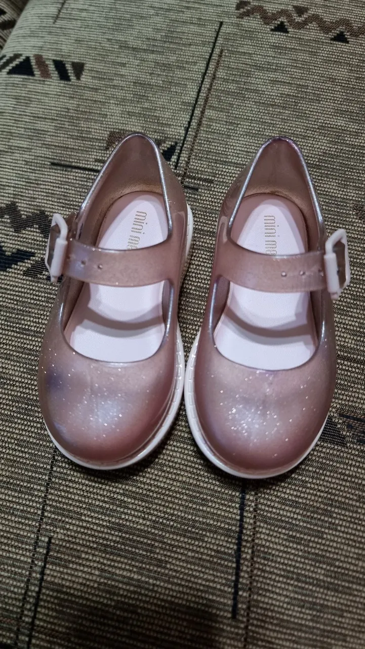 Sapatilha Melissa Rosa Glitter 19