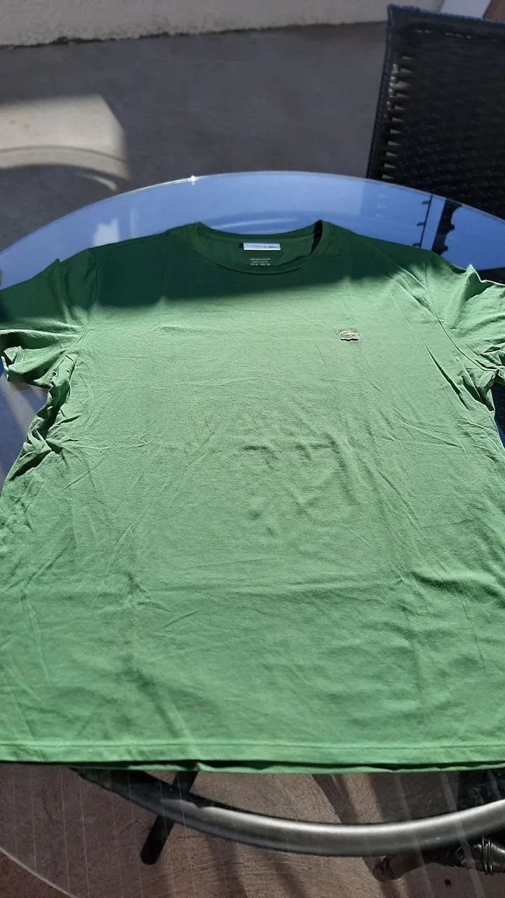 Camiseta Lacoste Verde Masculina 