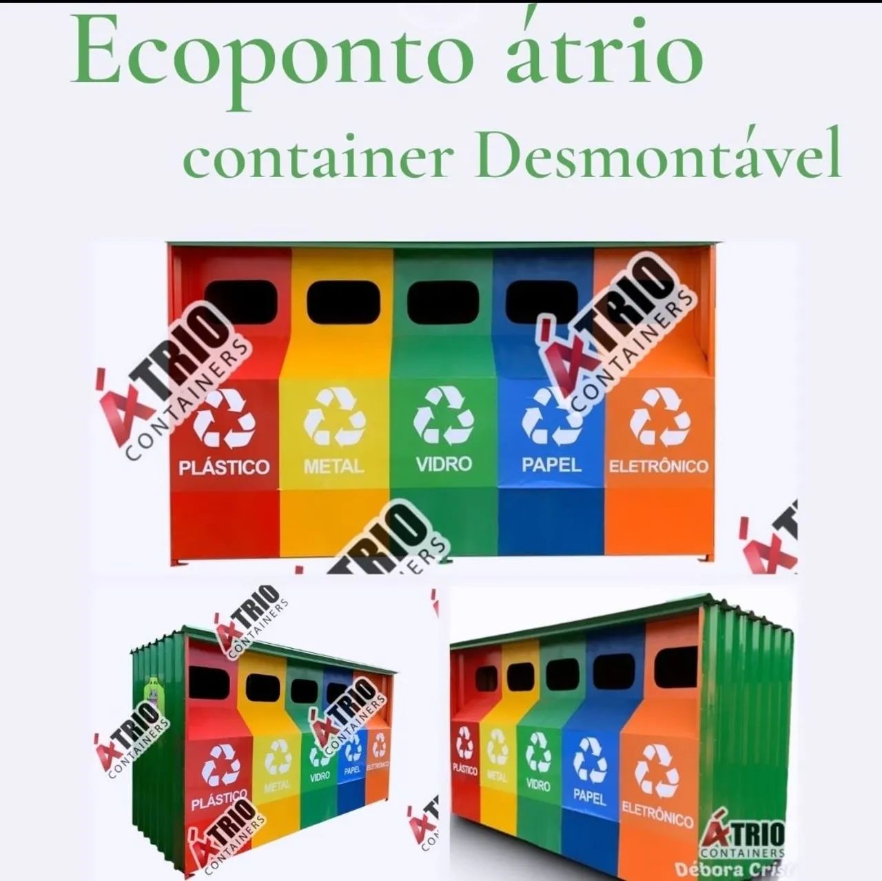 Ecoponto selecto Átrio Container Desmontável