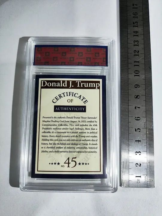 Cartão Donald Trump Mugshot - Edição Limitada - Foto 2