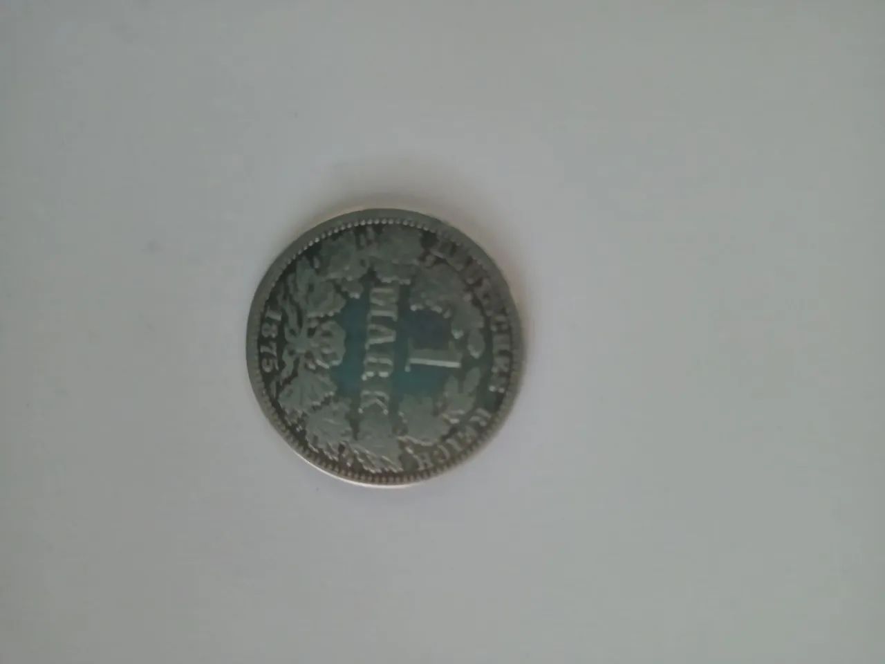 Moeda Alemã  Império 1 Mark de 1875