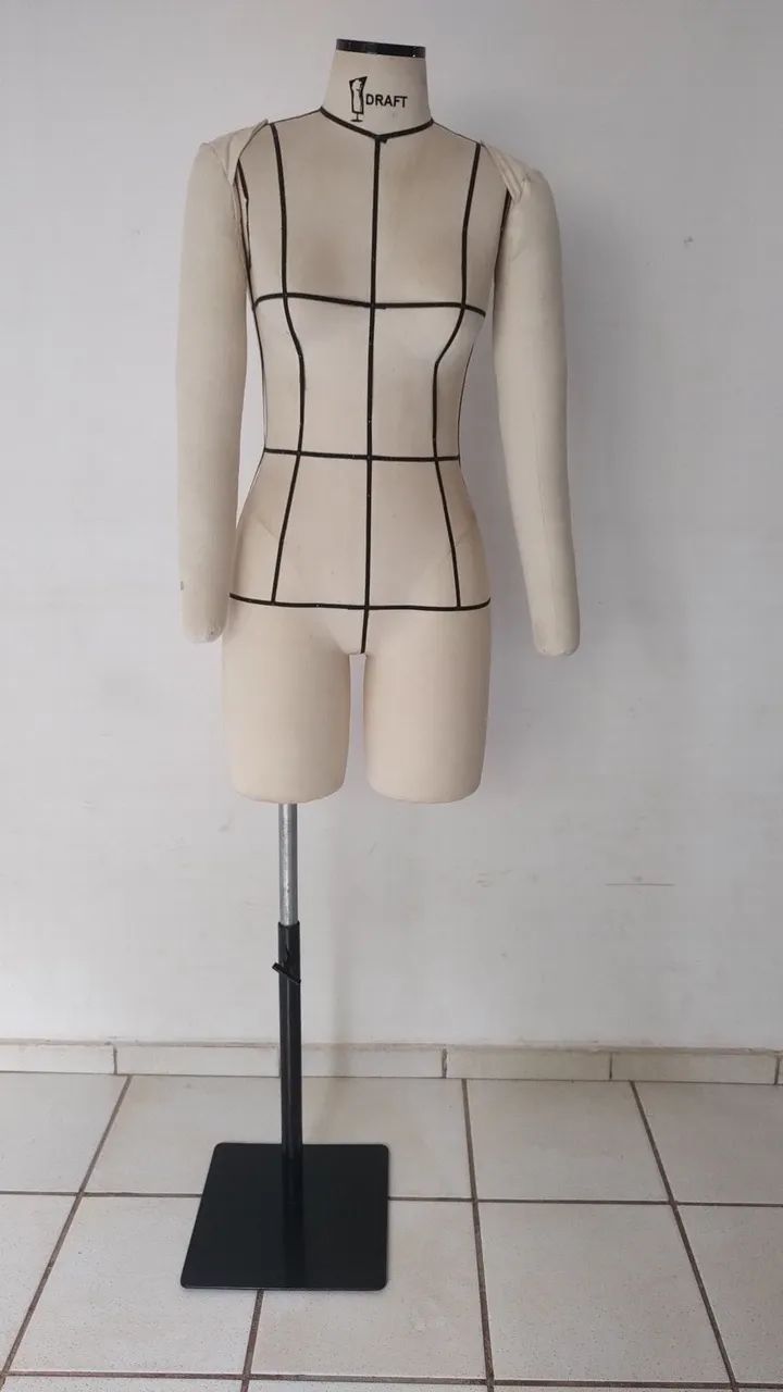 Manequim de Costura Feminino Draft