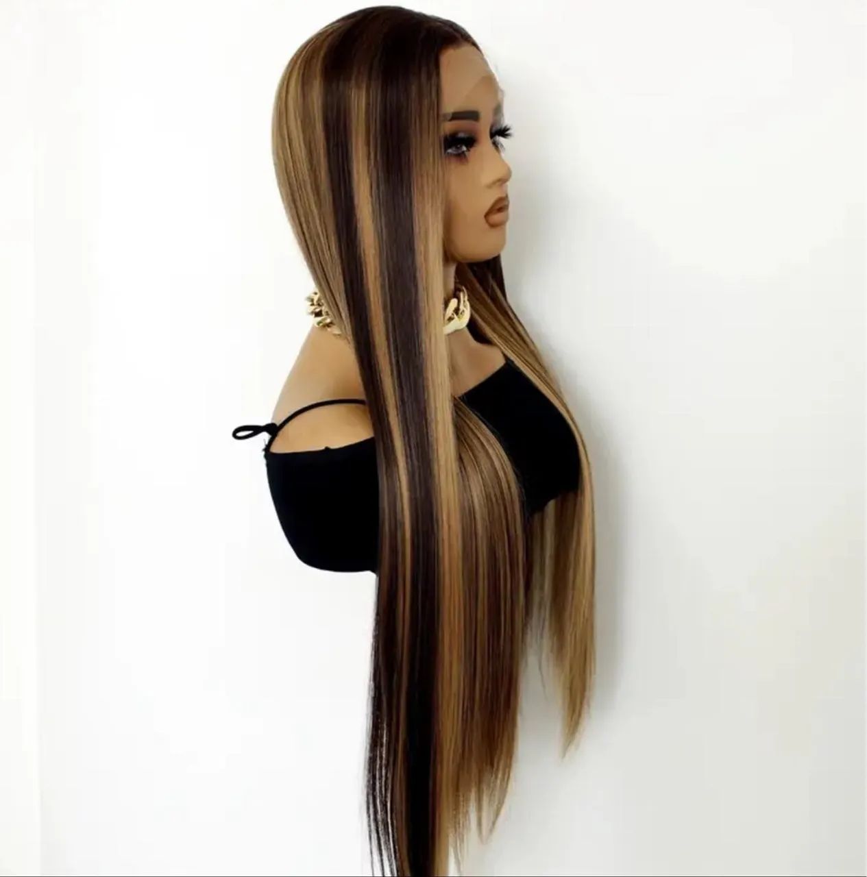 Peruca Lace Front 13x4 - FIBRA Premium - Foto 4
