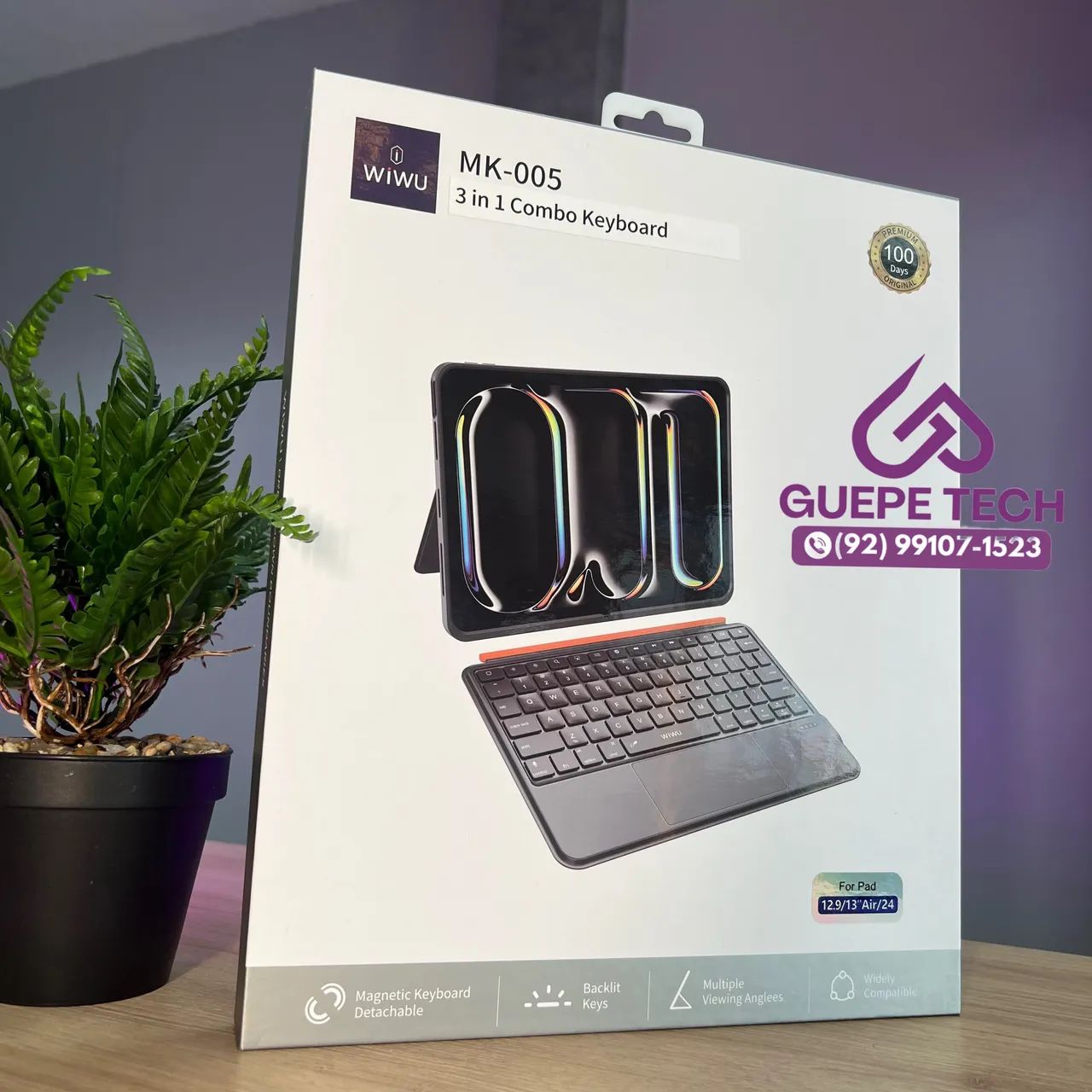 iPad Pro 12.9" / 13" / iPad Air 13" Capa Magnetica Original WiWU - Foto 3