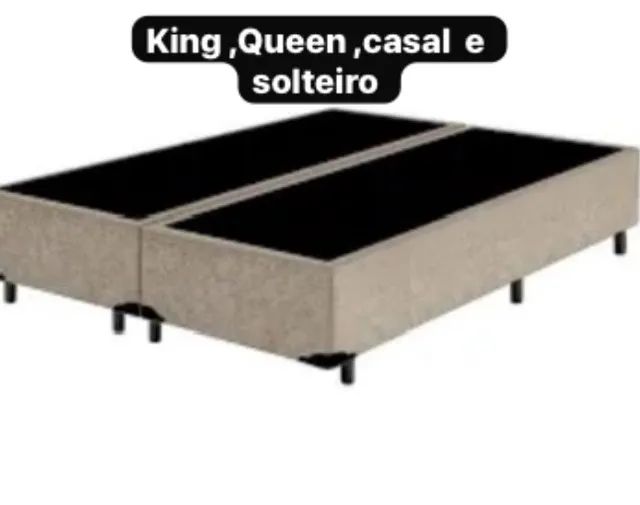 Cama box Queen suporte