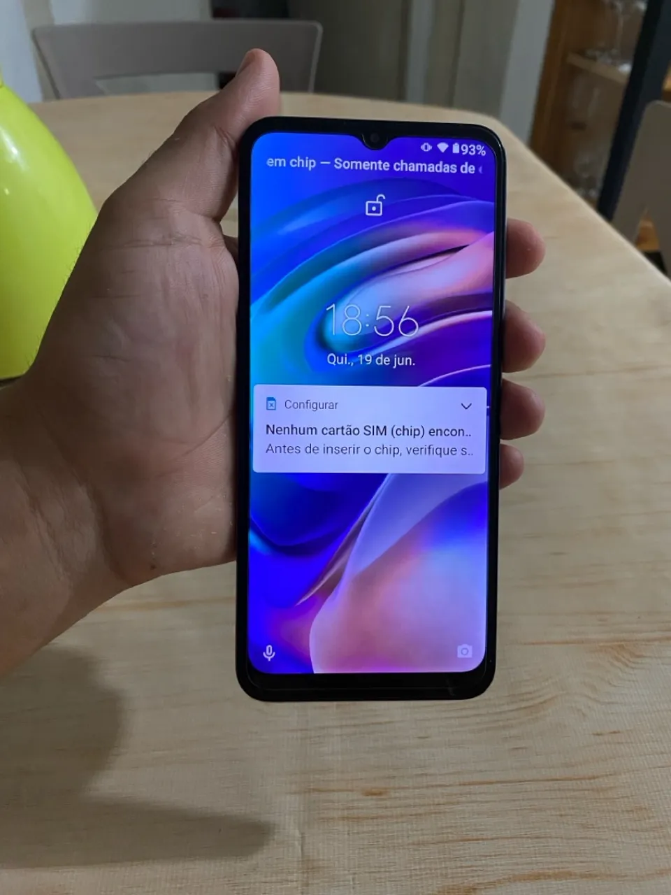 Moto G20 chave e carregador completo original