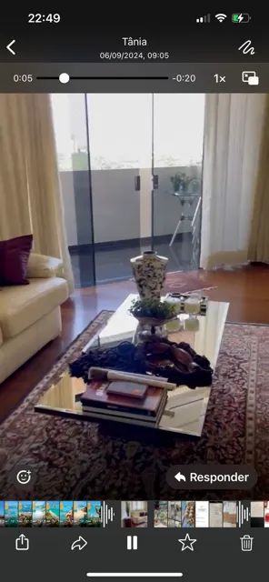 MESA DE CENTRO COM ESPELHO BISOTADO