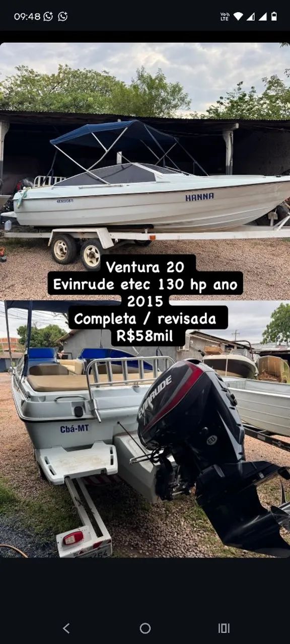 LANCHA VENTURA 20 PÉS 