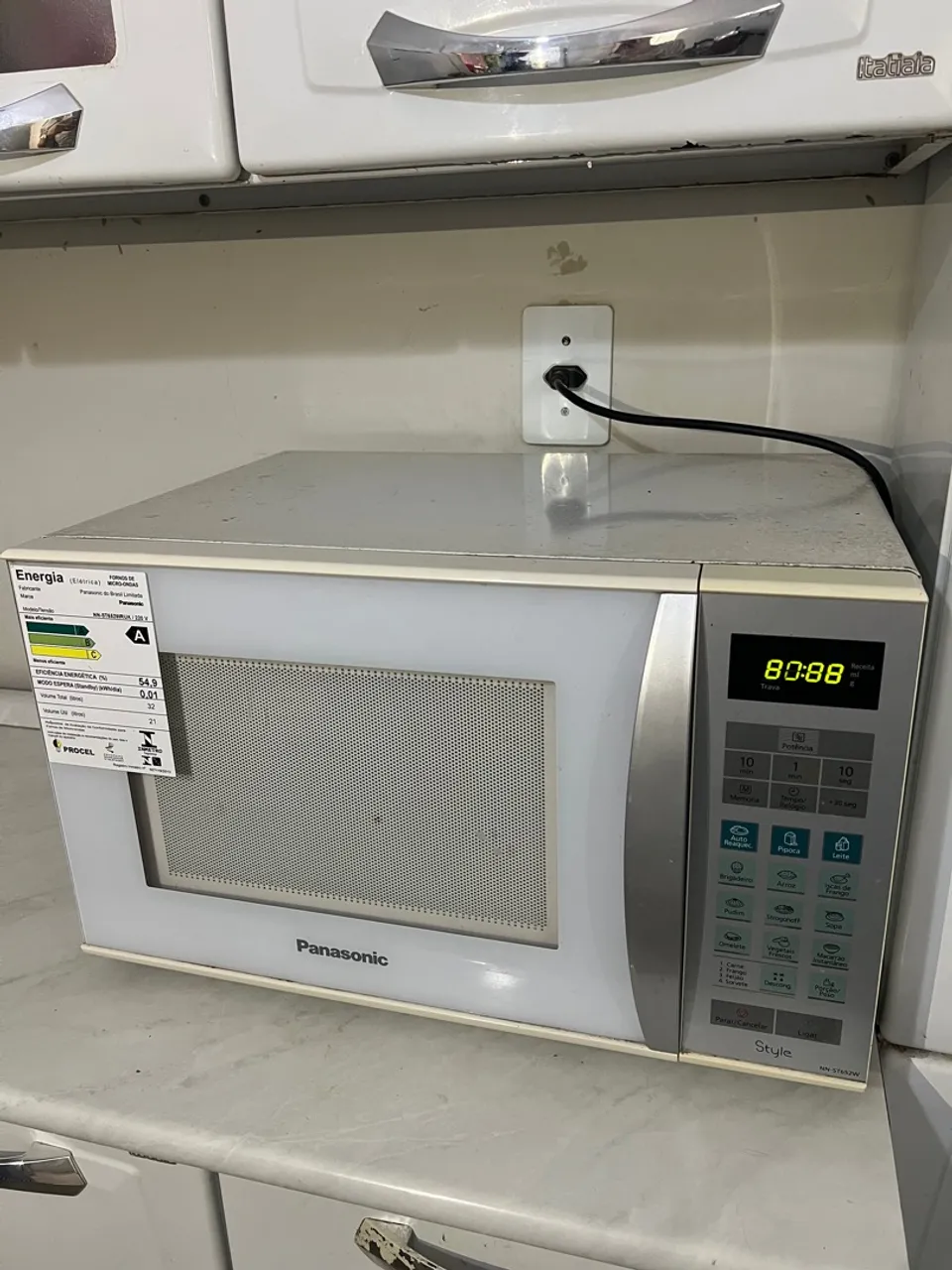 Microondas Panasonic Style Usado - Ótimo estado