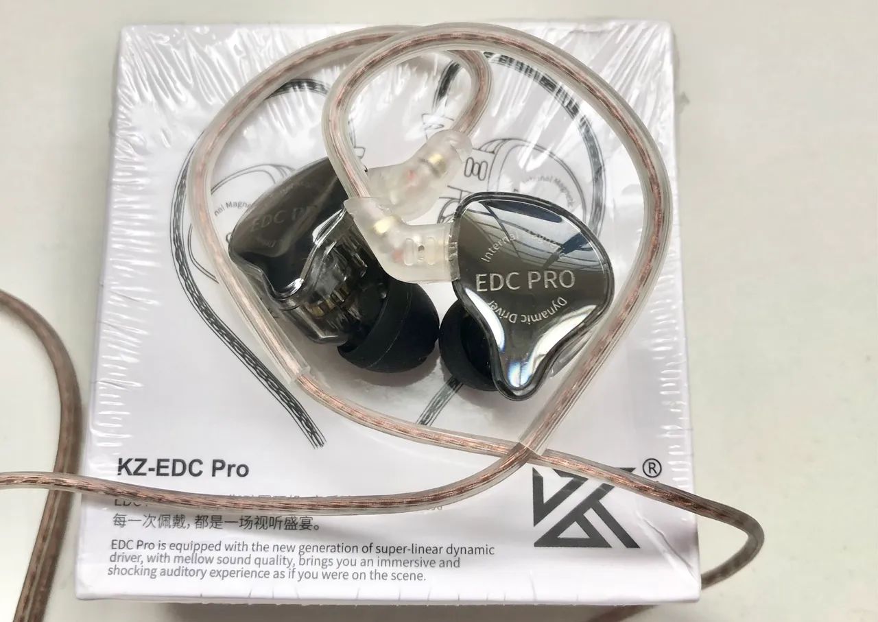 Fone KZ EDC PRO Sem/Mic + CASE KZ ORIGINAL  - Foto 4