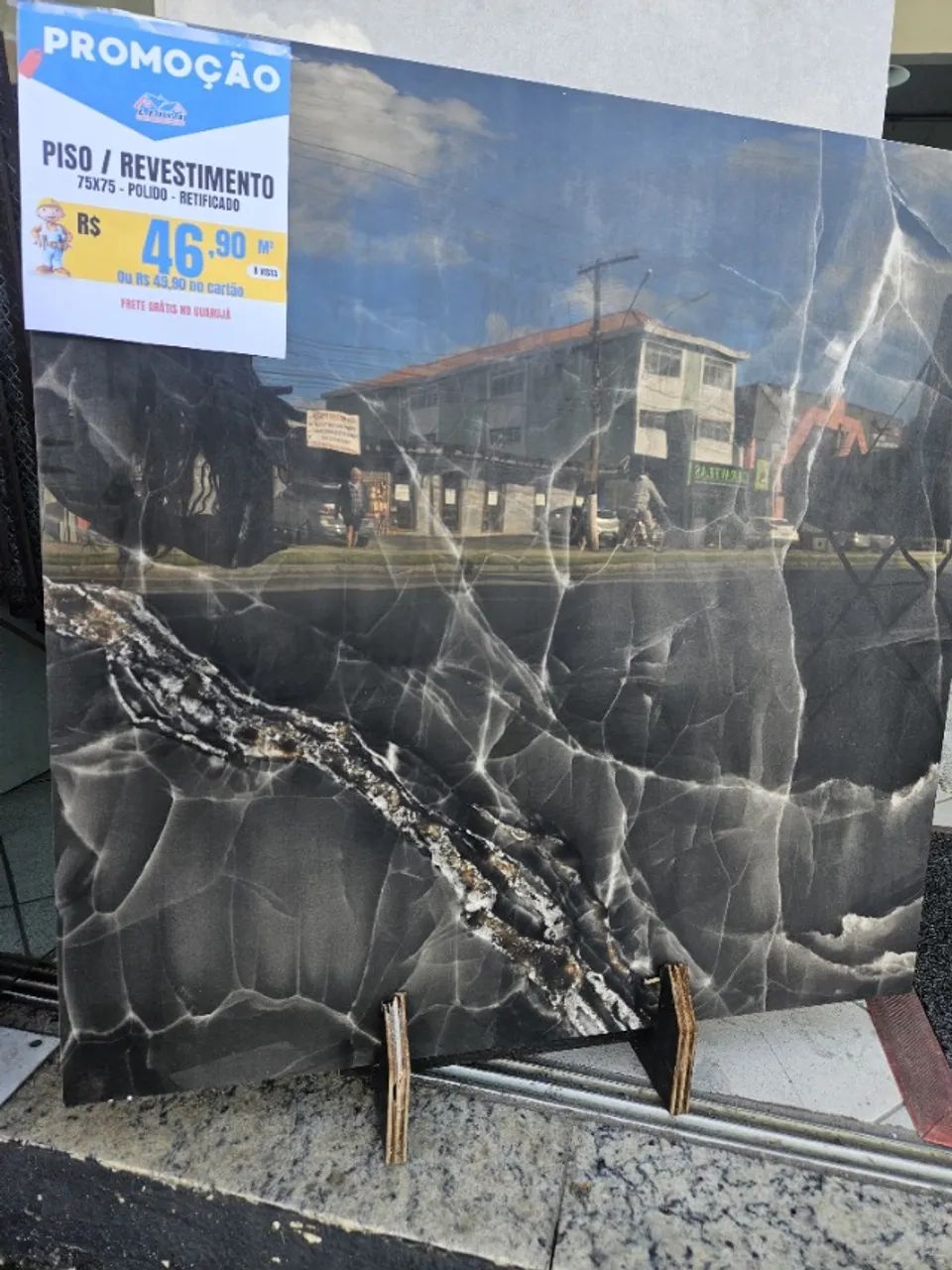 Piso e Revestimento Polido 75x75 Karina - Foto 3