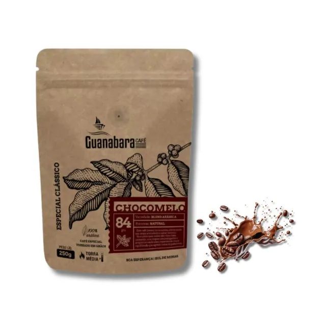 Café Especial Microlote Guanabara Grãos Chocomelo 250 g - Torra Média