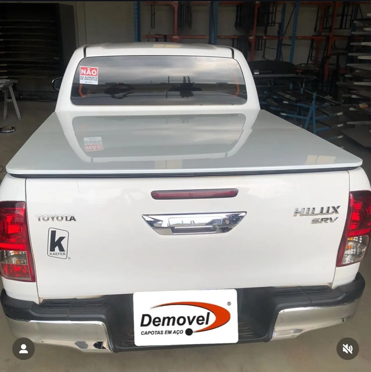 Capota para Hilux SRV Demovel - Nova!