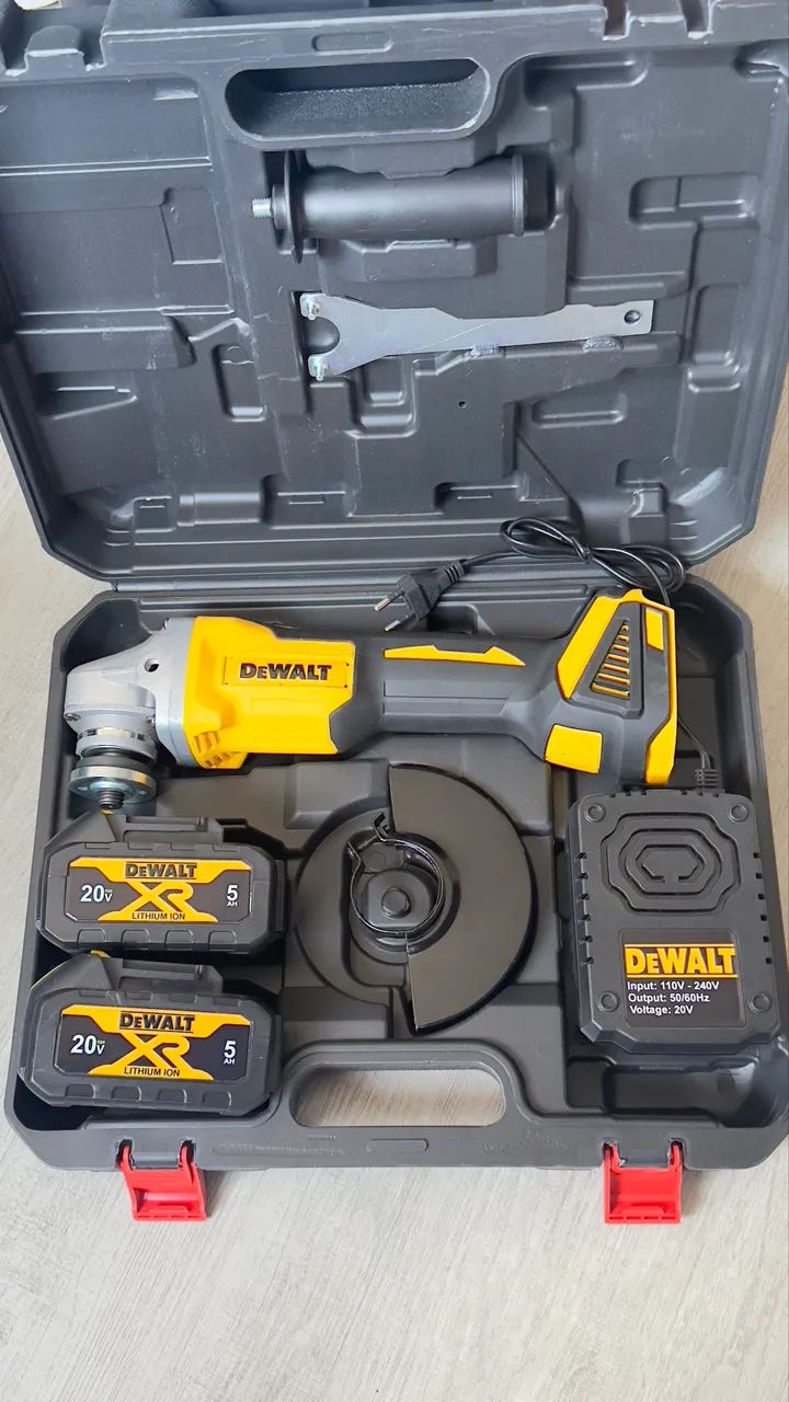 Esmerilhadeira Angular Sem Fio DeWalt XR 20V - Foto 2