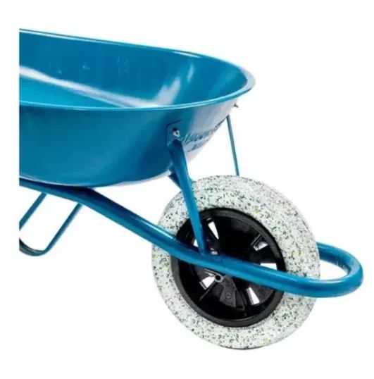 Roda pneu Maciço 125kg Force 1" Carrinho de Mão - Foto 4