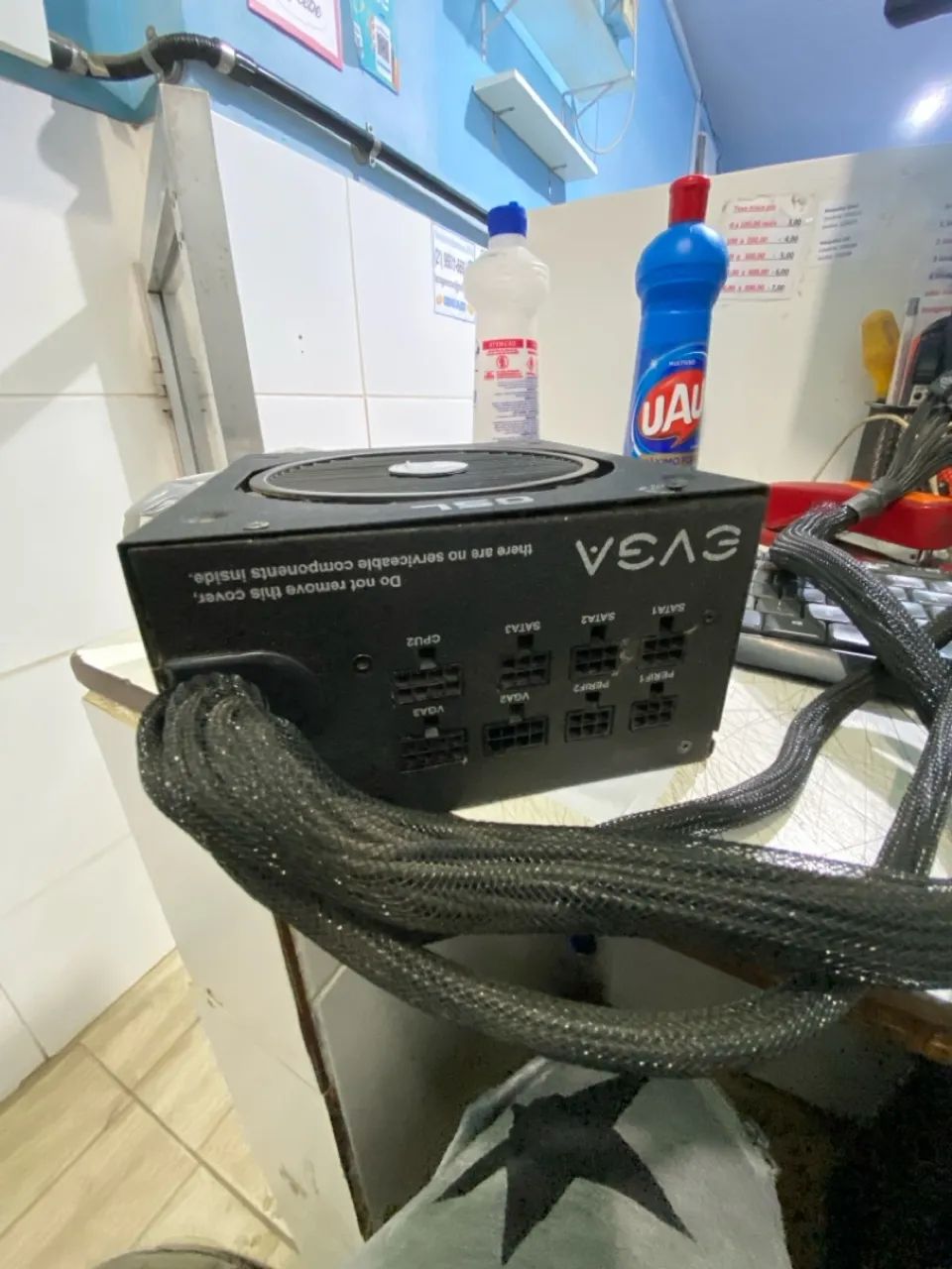 Fonte EVGA 750w 80 Plus Bronze  - Foto 5