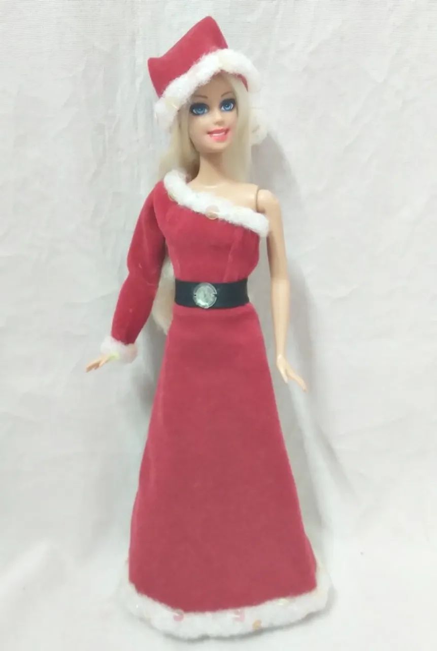 Roupa Natalina Completa para boneca Barbie - Foto 2