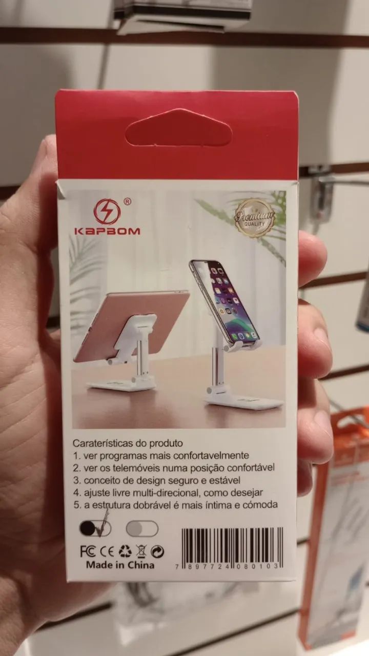 Suporte para celular portátil dobrável KA-C010 - Kapbom - Foto 3