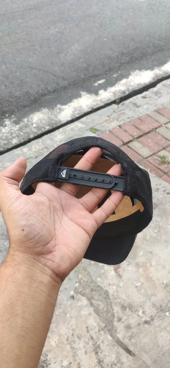 Boné Quik Trucker Redinha - snapback com aba curva e fecho ajustável  - Foto 2