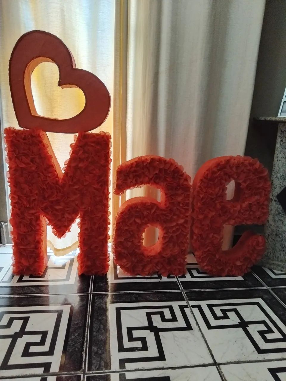 Decoração para Festa - Letras 3D 'Mae' - Foto 3