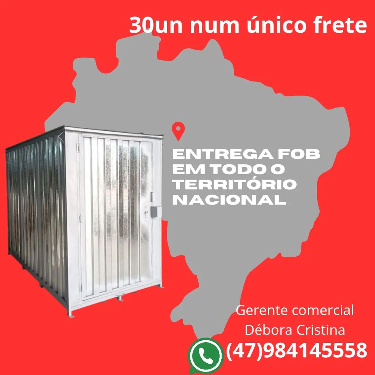 Container modular desmontável obra - Foto 2