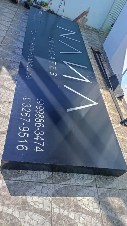 Painel para fachada  com iluminação interna e ACM - Foto 2