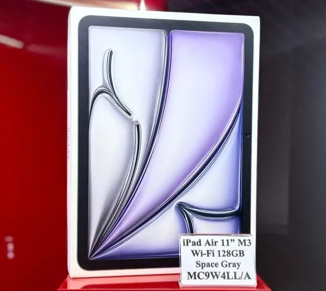 Apple iPad Air 11"- M3 - 128GB - Wi-Fi - SPACE GRAY - PRODUTO NOVO E COM GARANTIA